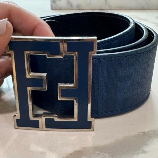 Blue Fendi Women’s Belt Size S/M